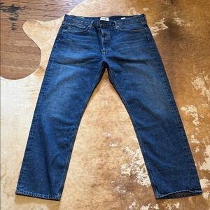 Agolde Women's Straight Leg Jeans - Dark Blue